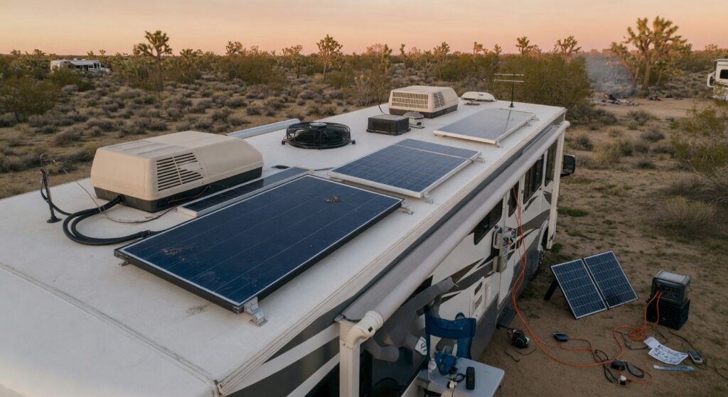 why RV solar systems fail when charging sources are not balanced properly – All Things RV & Solar, Reno Nevada